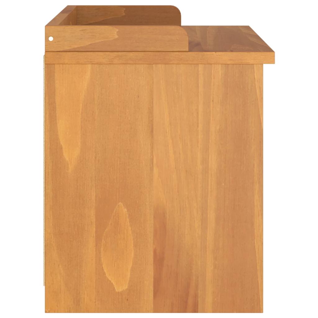 Banc de couloir SANDNES 87x40x50 cm bois de pin massif - XIOS