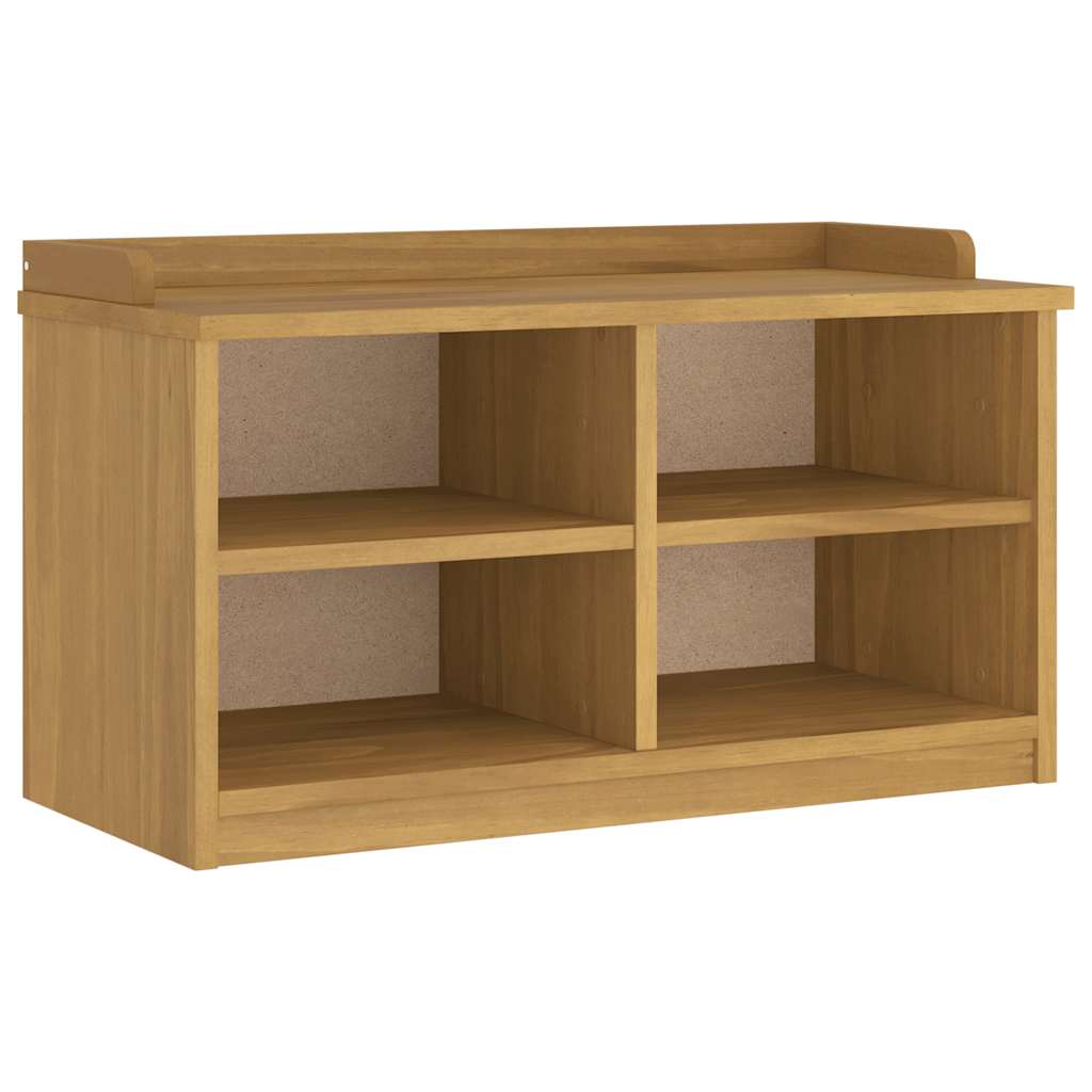 Banc de couloir SANDNES 87x40x50 cm bois de pin massif - XIOS