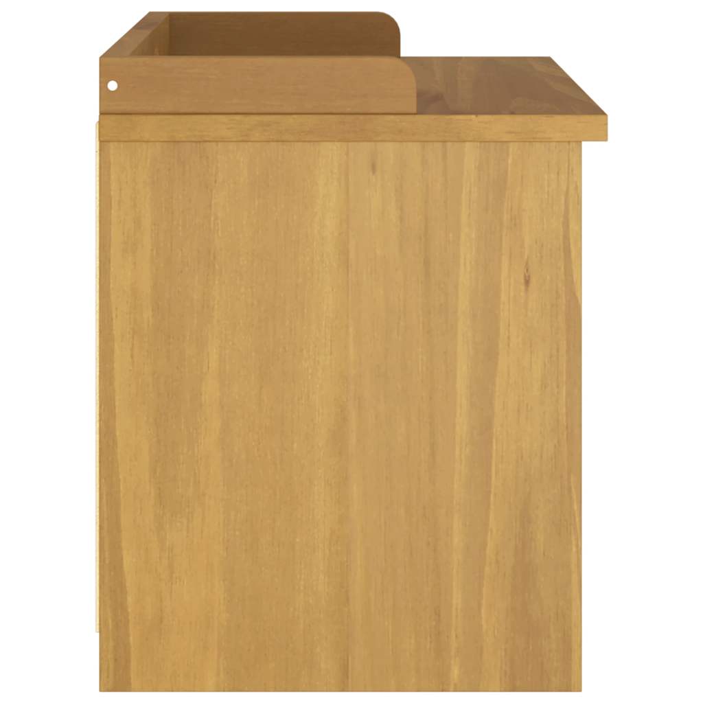Banc de couloir SANDNES 87x40x50 cm bois de pin massif - XIOS