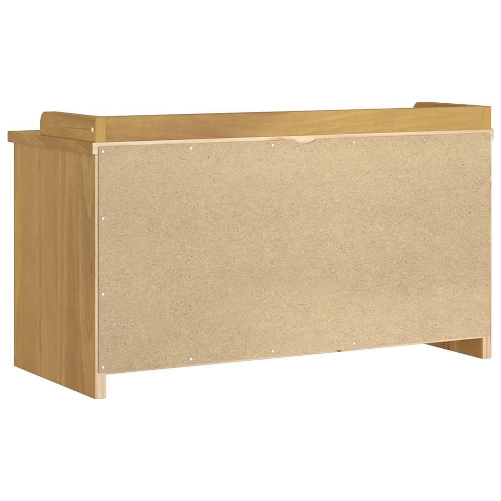 Banc de couloir SANDNES 87x40x50 cm bois de pin massif - XIOS