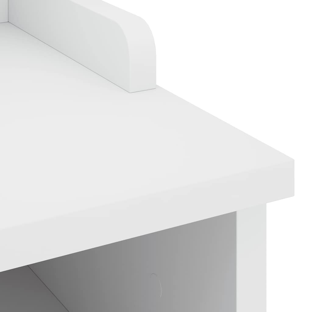 Banc de couloir SANDNES blanc 87x40x50 cm bois de pin massif - XIOS