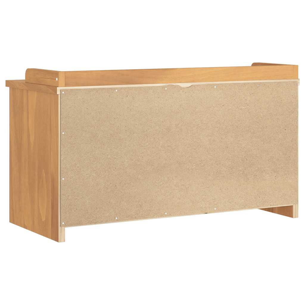 Banc de couloir SANDNES 87x40x50 cm bois de pin massif - XIOS
