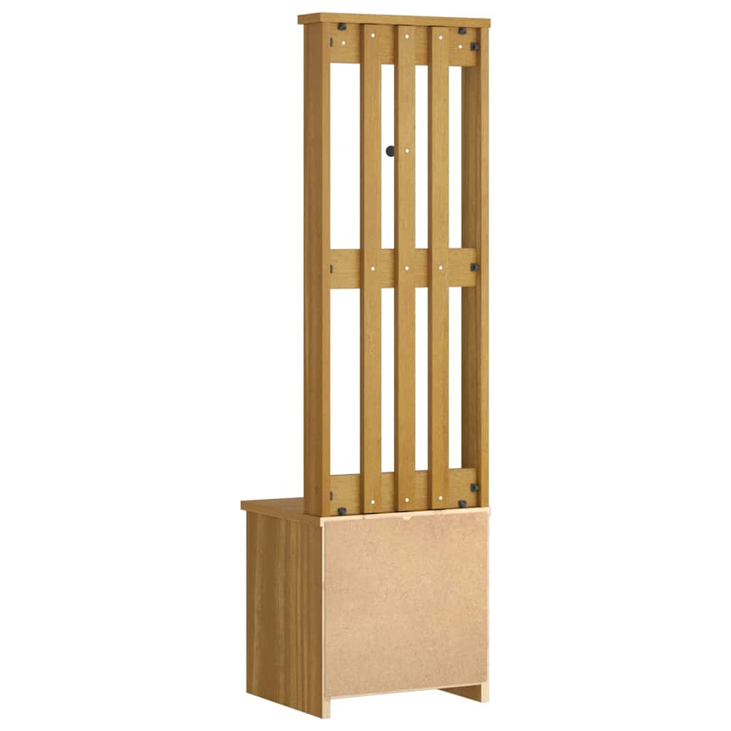 Portemanteau SANDNES 45x40x159,5 cm bois massif pin - XIOS