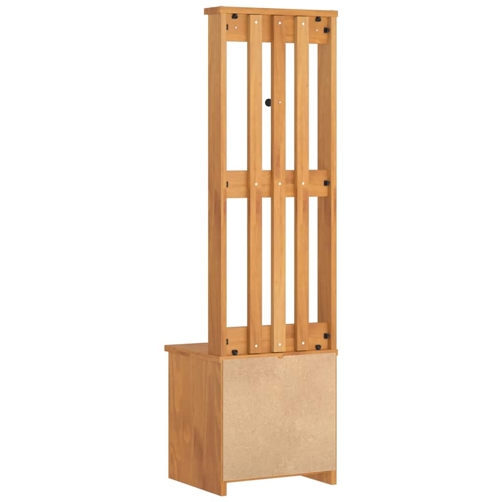 Portemanteau SANDNES 45x40x159,5 cm bois massif pin - XIOS