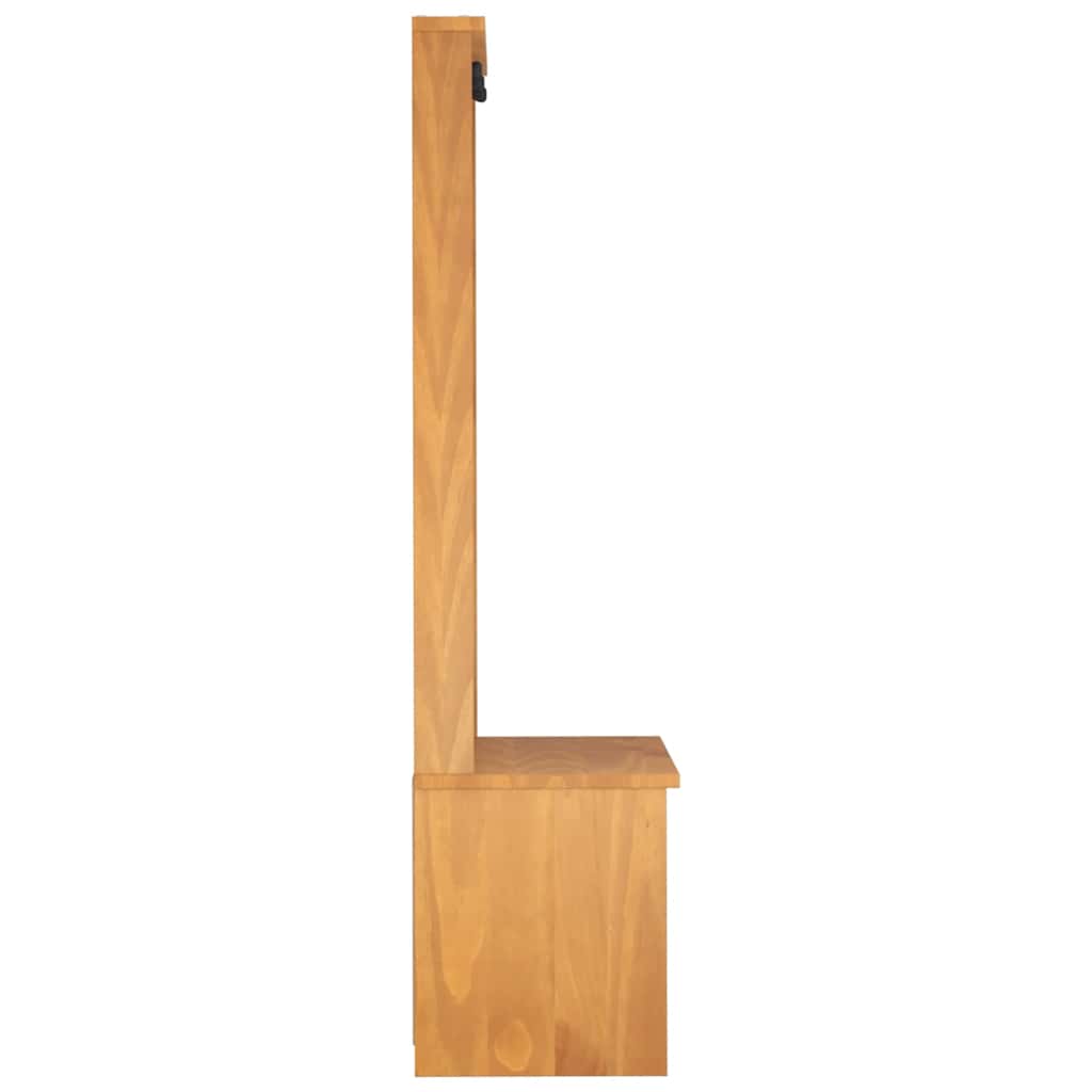 Portemanteau SANDNES 87x40x159,5 cm bois massif pin