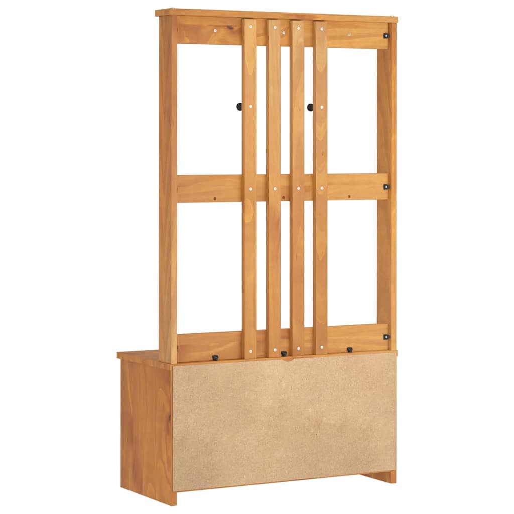 Portemanteau SANDNES 87x40x159,5 cm bois massif pin