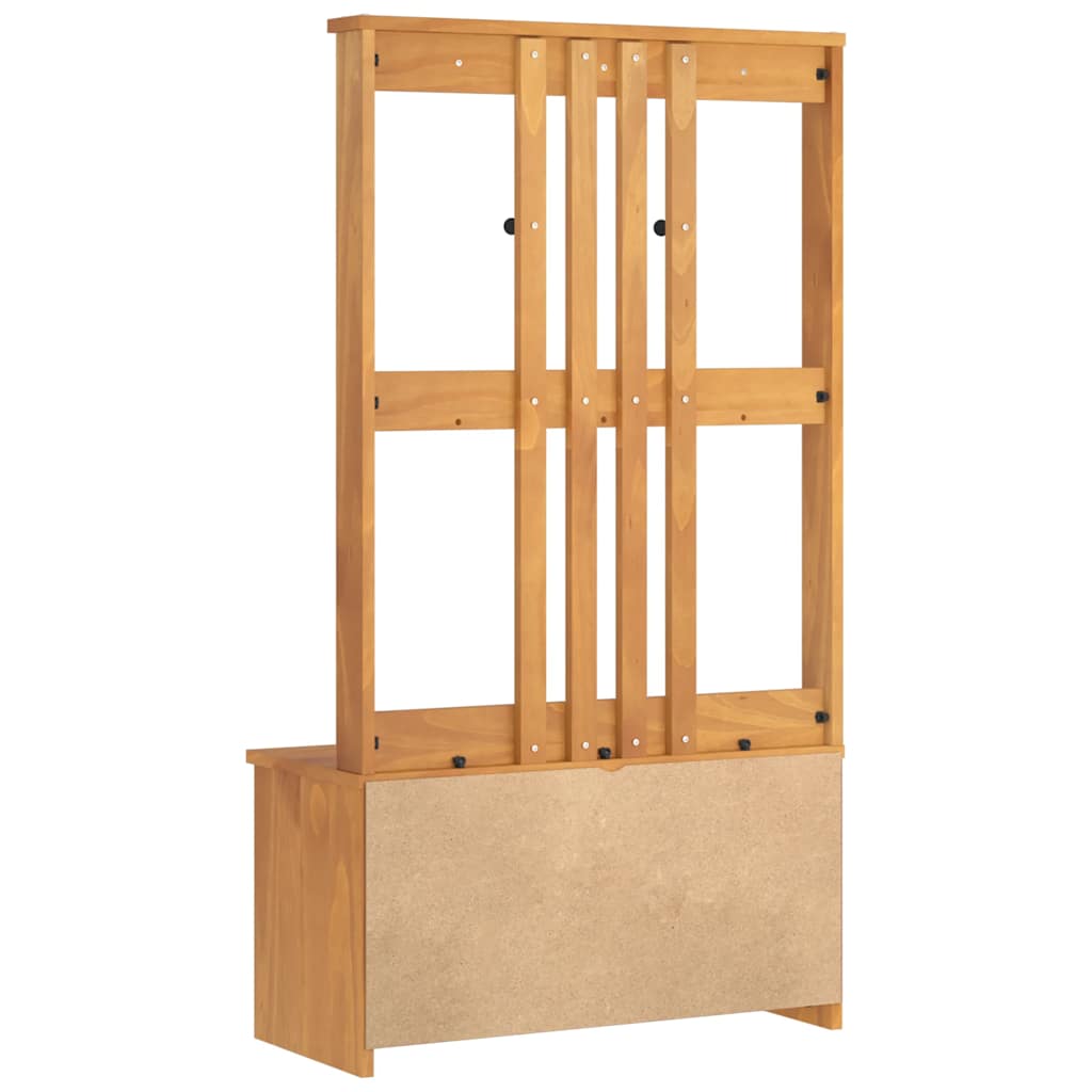 Portemanteau SANDNES 87x40x159,5 cm bois massif pin - XIOS