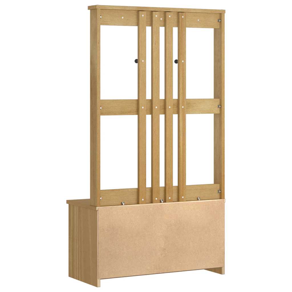 Portemanteau SANDNES 87x40x159,5 cm bois massif pin - XIOS