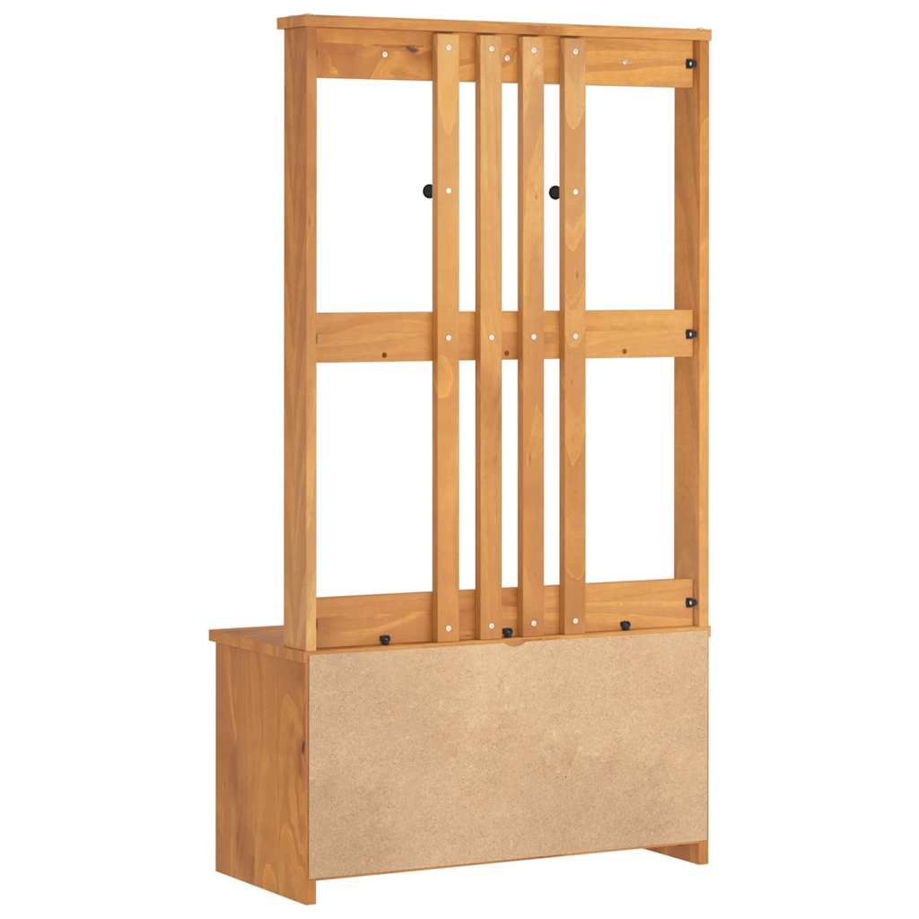 Portemanteau SANDNES 87x40x159,5 cm bois massif pin - XIOS