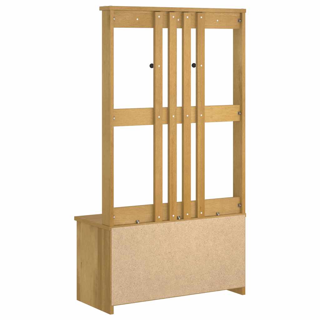 Portemanteau SANDNES 87x40x159,5 cm bois massif pin - XIOS