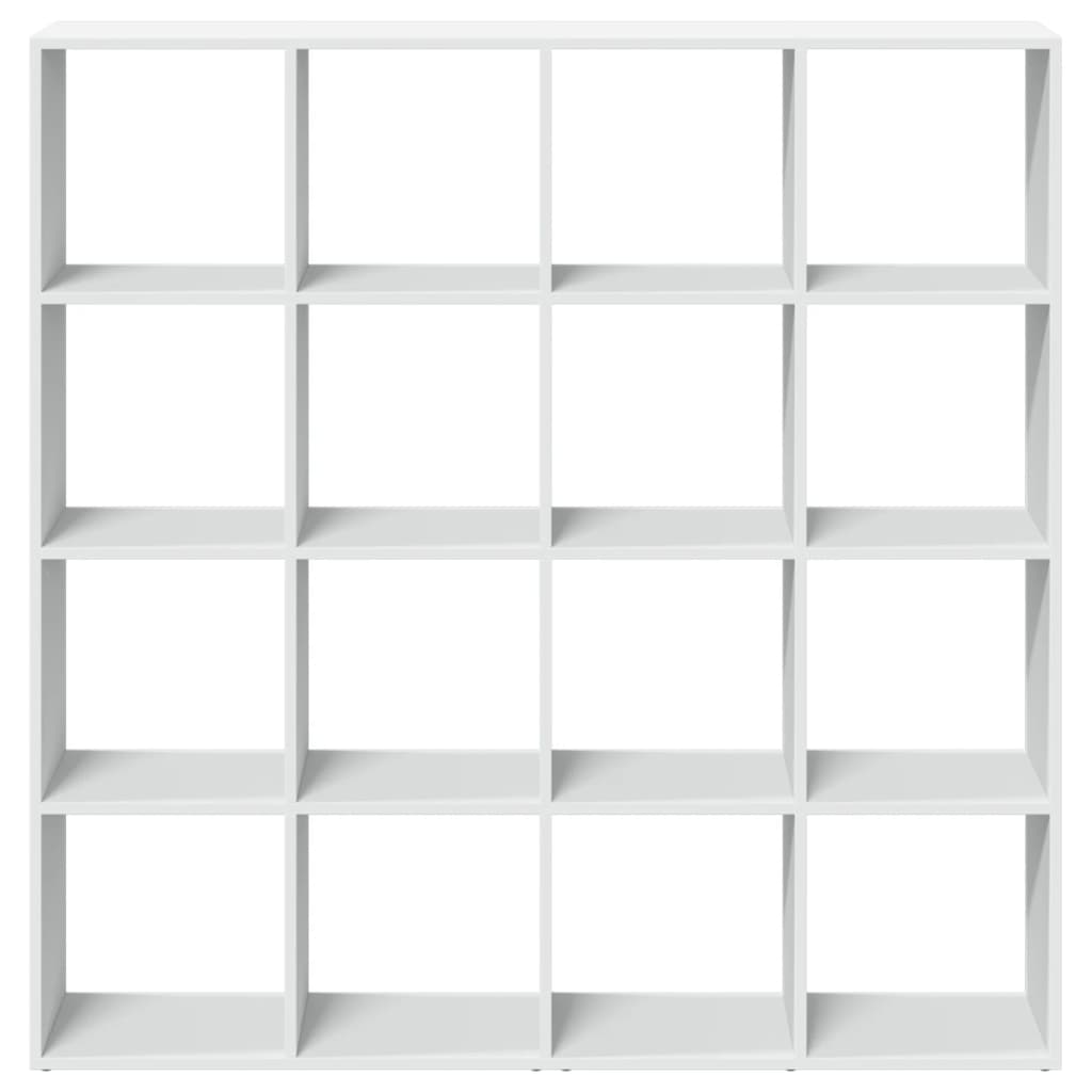 Bibliothèque blanc 137,5x29x137,5 cm bois d'ingénierie - XIOS