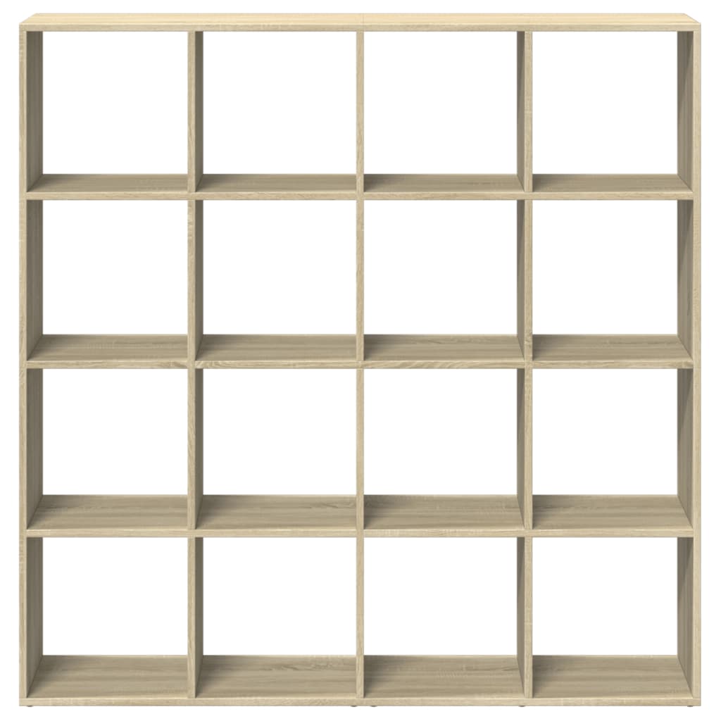 Bibliothèque chêne sonoma 137,5x29x137,5 cm bois d'ingénierie - XIOS