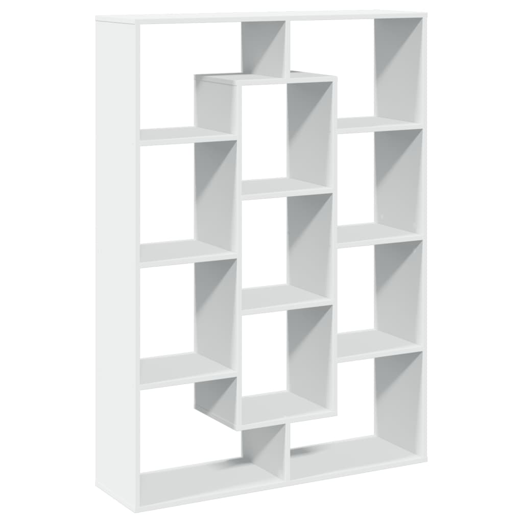 Bibliothèque blanc 102x29x143 cm bois d'ingénierie - XIOS