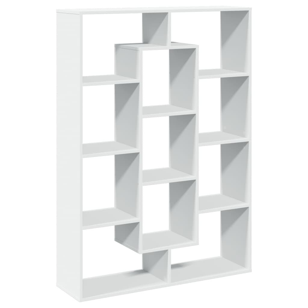 Bibliothèque blanc 102x29x143 cm bois d'ingénierie - XIOS
