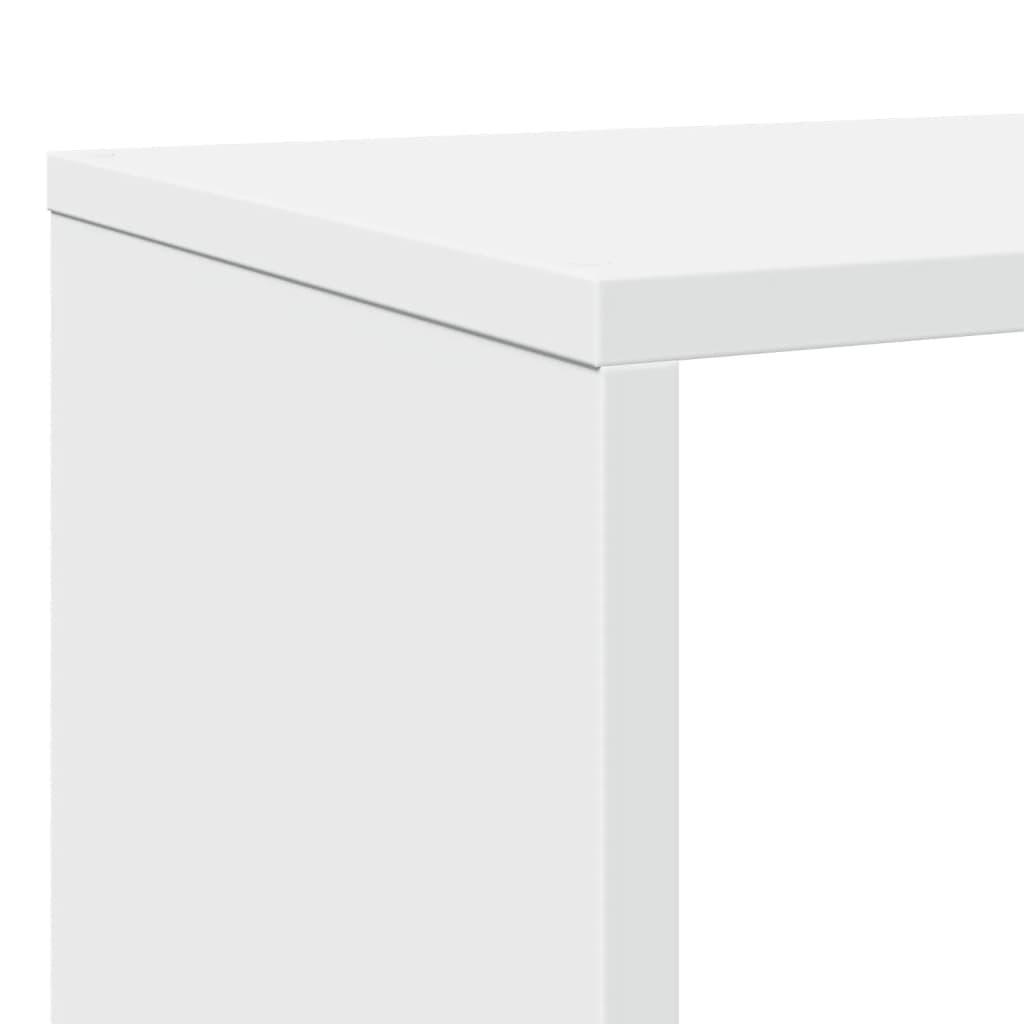 Bibliothèque blanc 132x29x141,5 cm bois d'ingénierie - XIOS