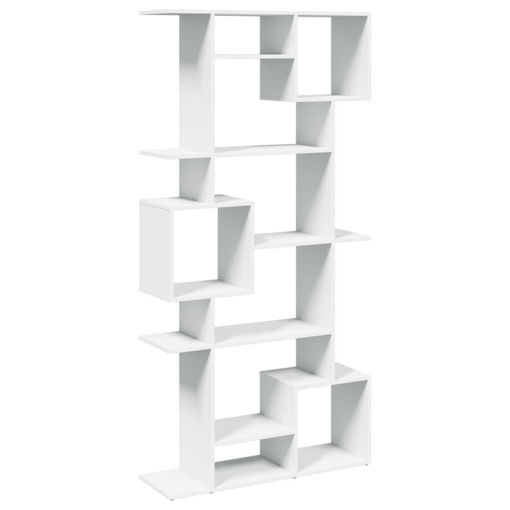 Bibliothèque blanc 92x29x188 cm bois d'ingénierie - XIOS