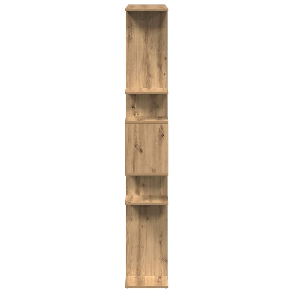 Bibliothèque chêne artisanal 92x29x188 cm bois d'ingénierie - XIOS