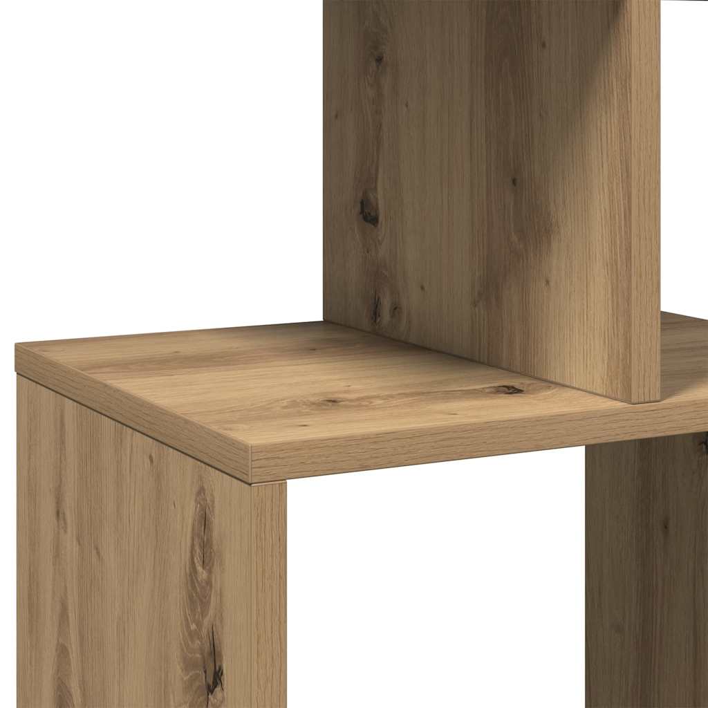 Bibliothèque chêne artisanal 92x29x188 cm bois d'ingénierie - XIOS