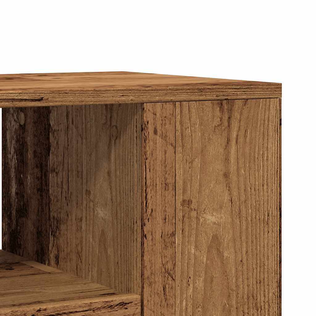 Meuble TV avec roulettes vieux bois bois d'ingénierie - XIOS