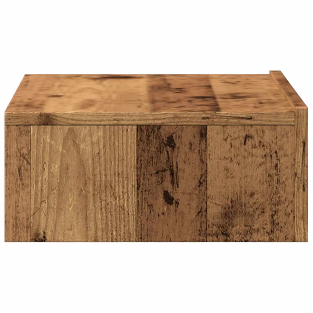 Meubles TV avec éclairage LED 2 pcs vieux bois 60x35x15,5 cm - XIOS