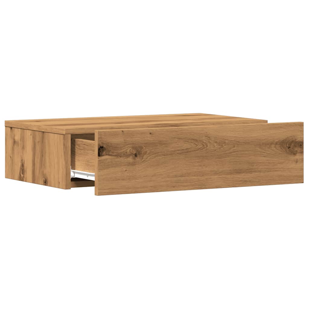 Meubles TV avec éclairages LED 2 pcs chêne artisanal - XIOS
