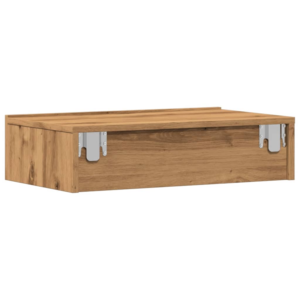 Meubles TV avec éclairages LED 2 pcs chêne artisanal - XIOS