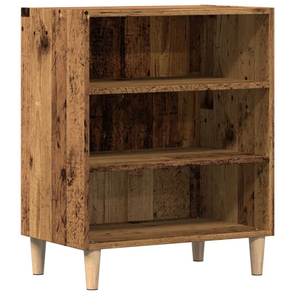 Buffet vieux bois 57x35x75 cm bois d'ingénierie - XIOS