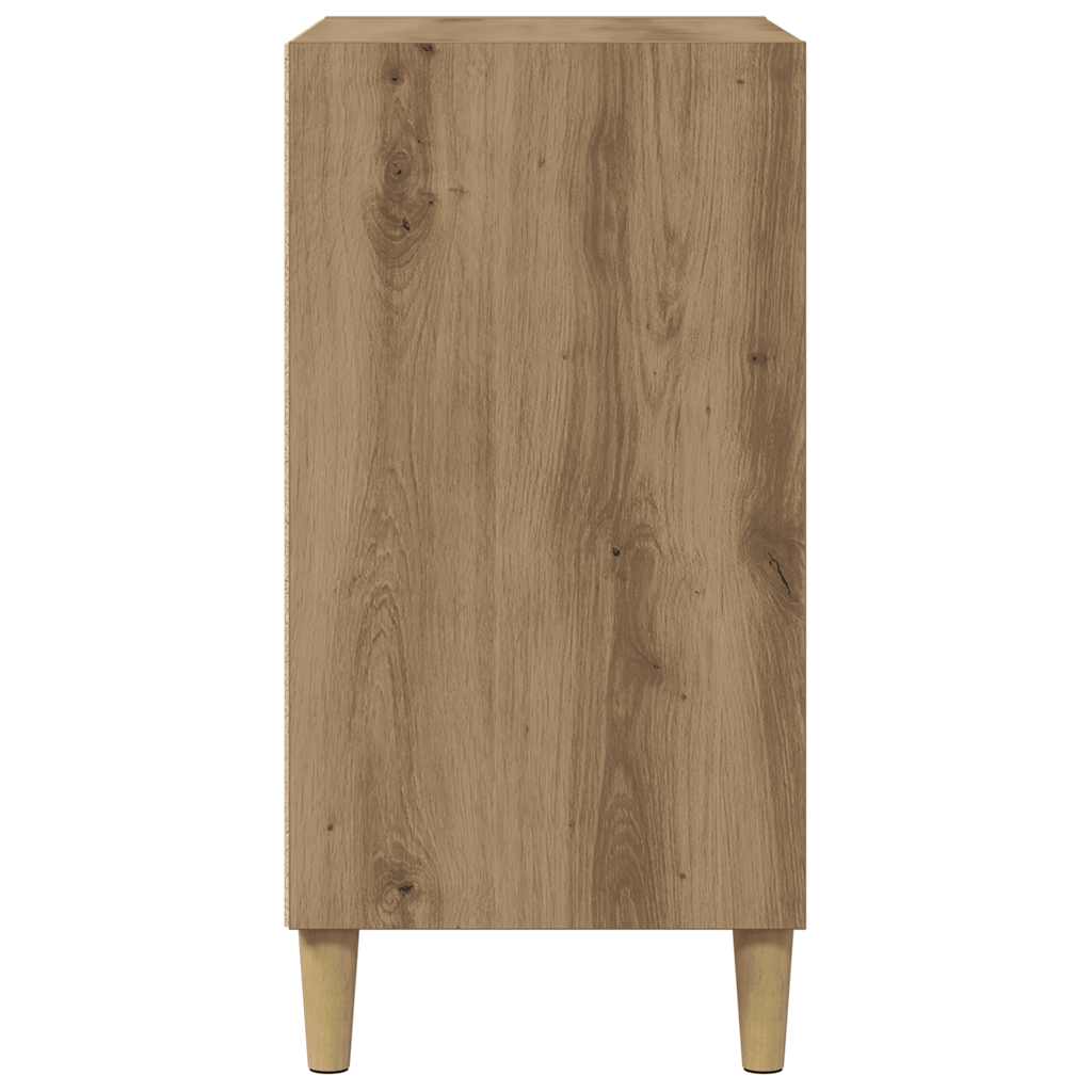 Buffet chêne artisanal 57x35x75 cm bois d'ingénierie - XIOS