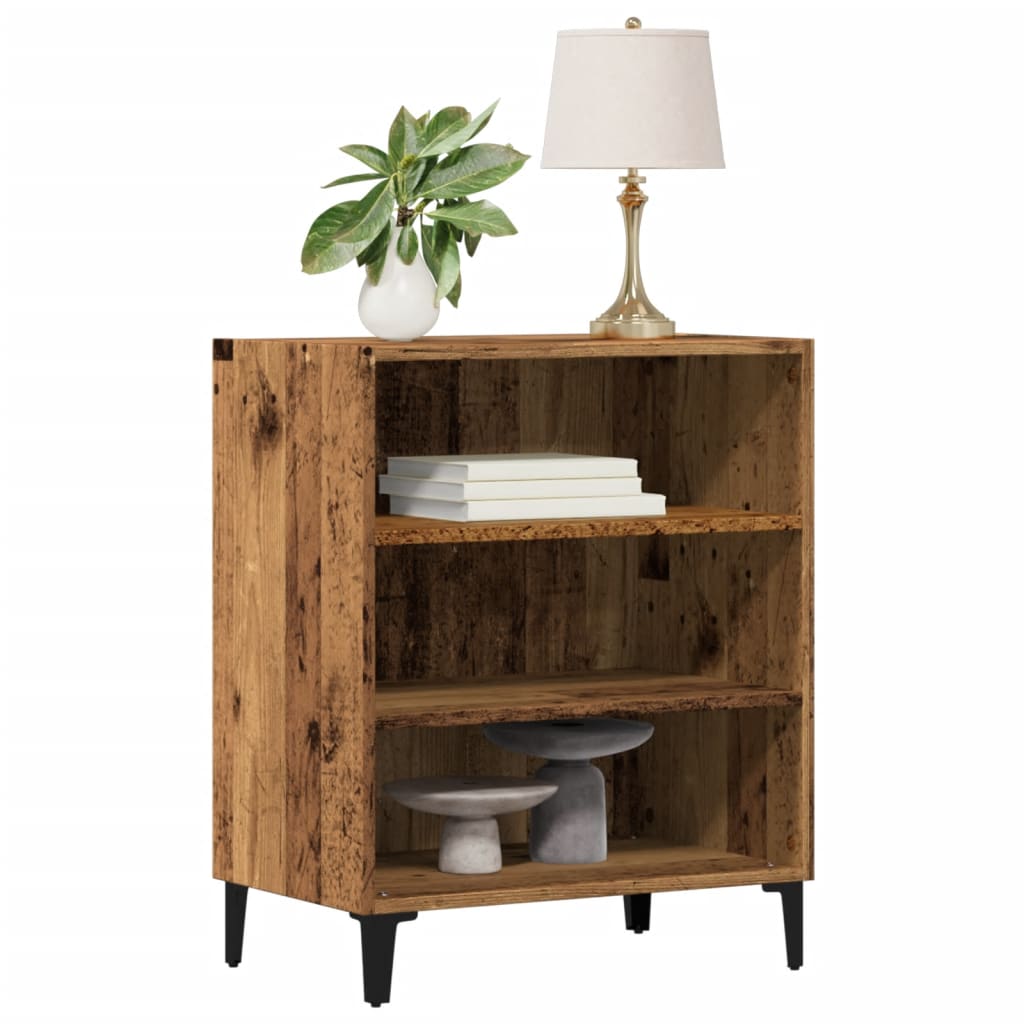 Buffet vieux bois 57x35x70 cm bois d'ingénierie - XIOS
