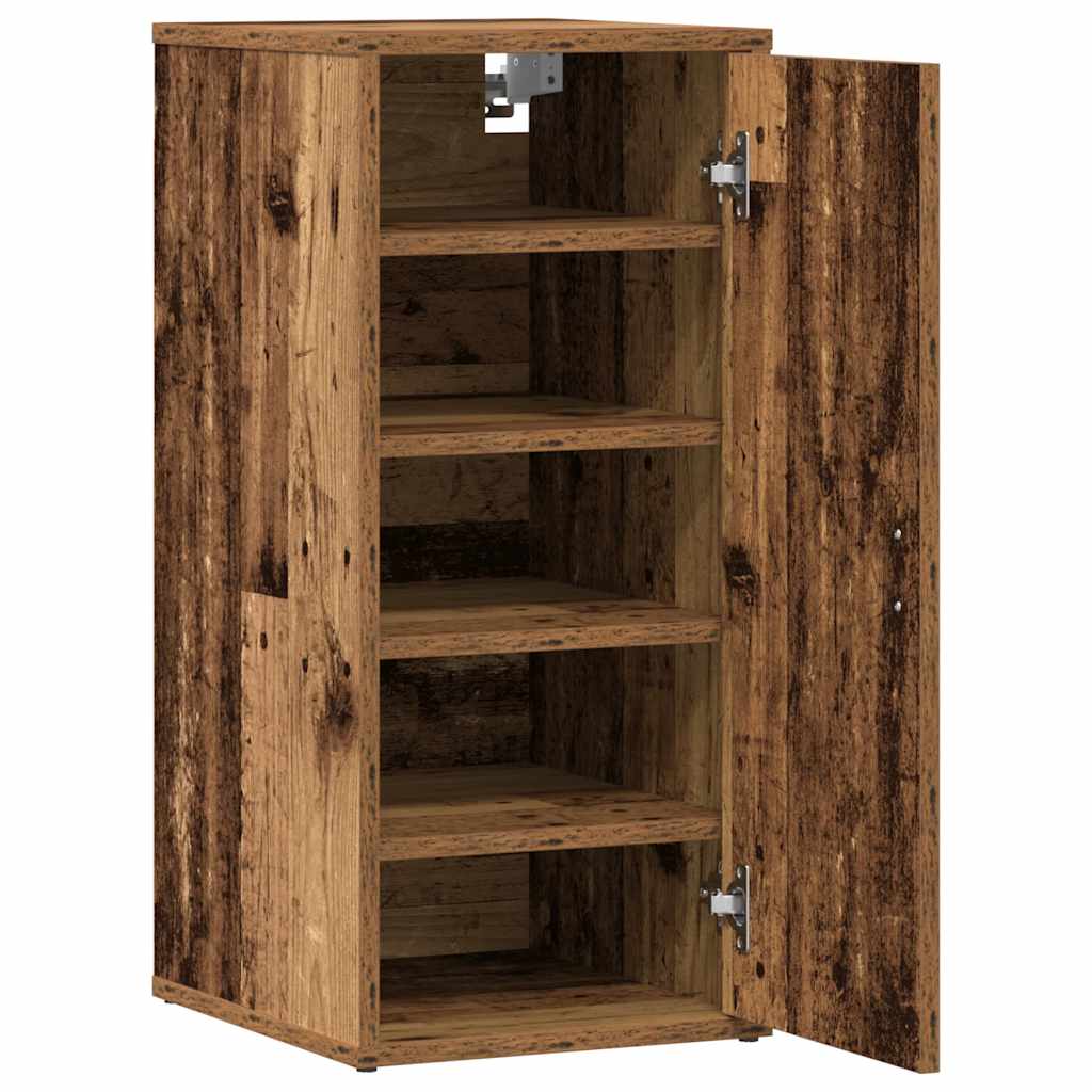 Armoires à chaussures 2 pcs vieux bois bois d'ingénierie - XIOS