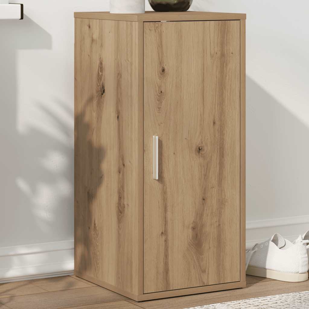 Armoire à chaussures chêne artisanal bois d'ingénierie - XIOS