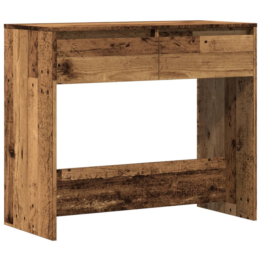 Table console vieux bois 89x41x76,5 cm bois d'ingénierie - XIOS