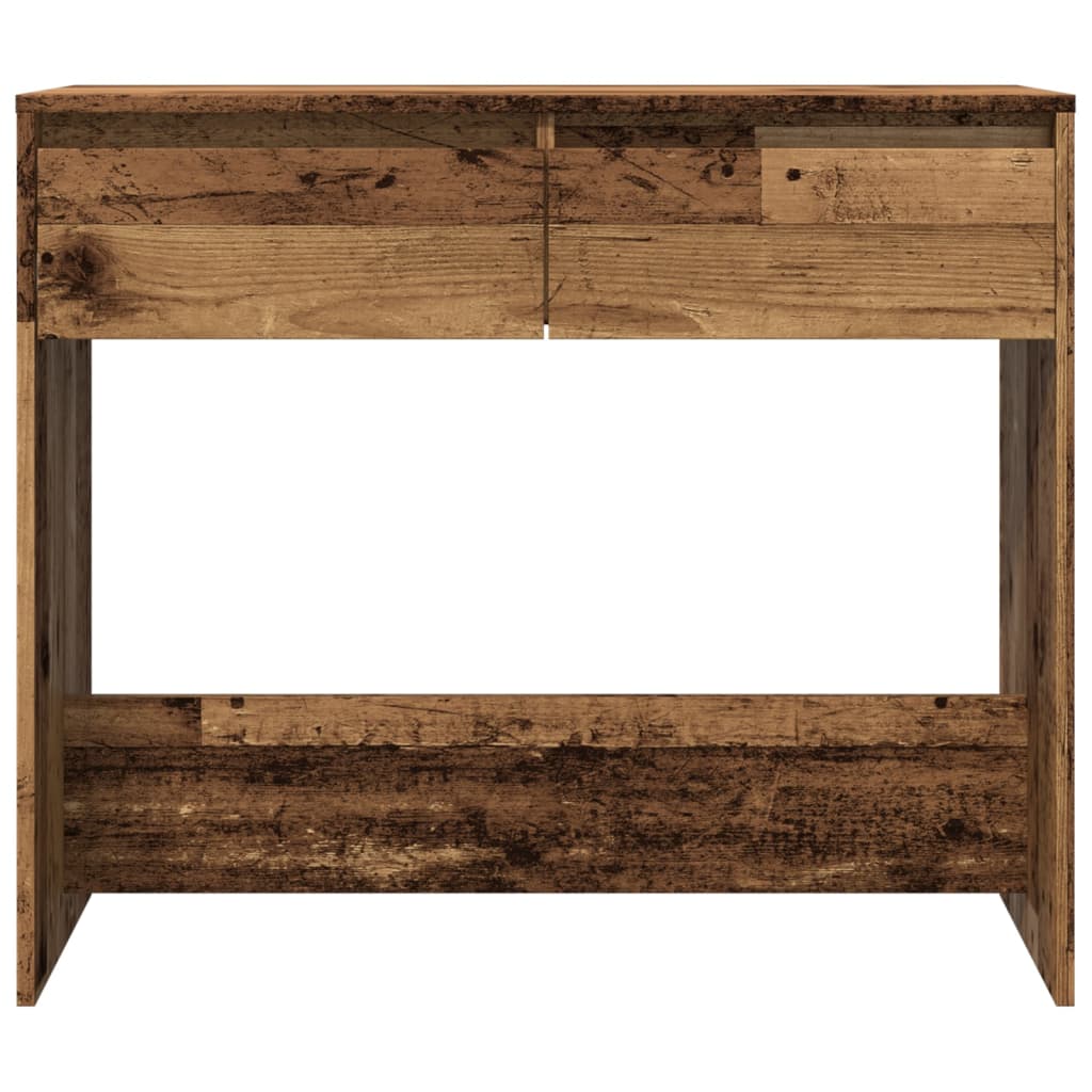 Table console vieux bois 89x41x76,5 cm bois d'ingénierie - XIOS