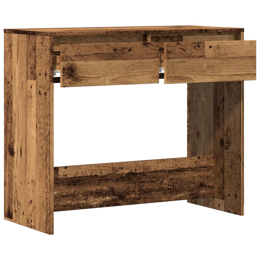 Table console vieux bois 89x41x76,5 cm bois d'ingénierie - XIOS