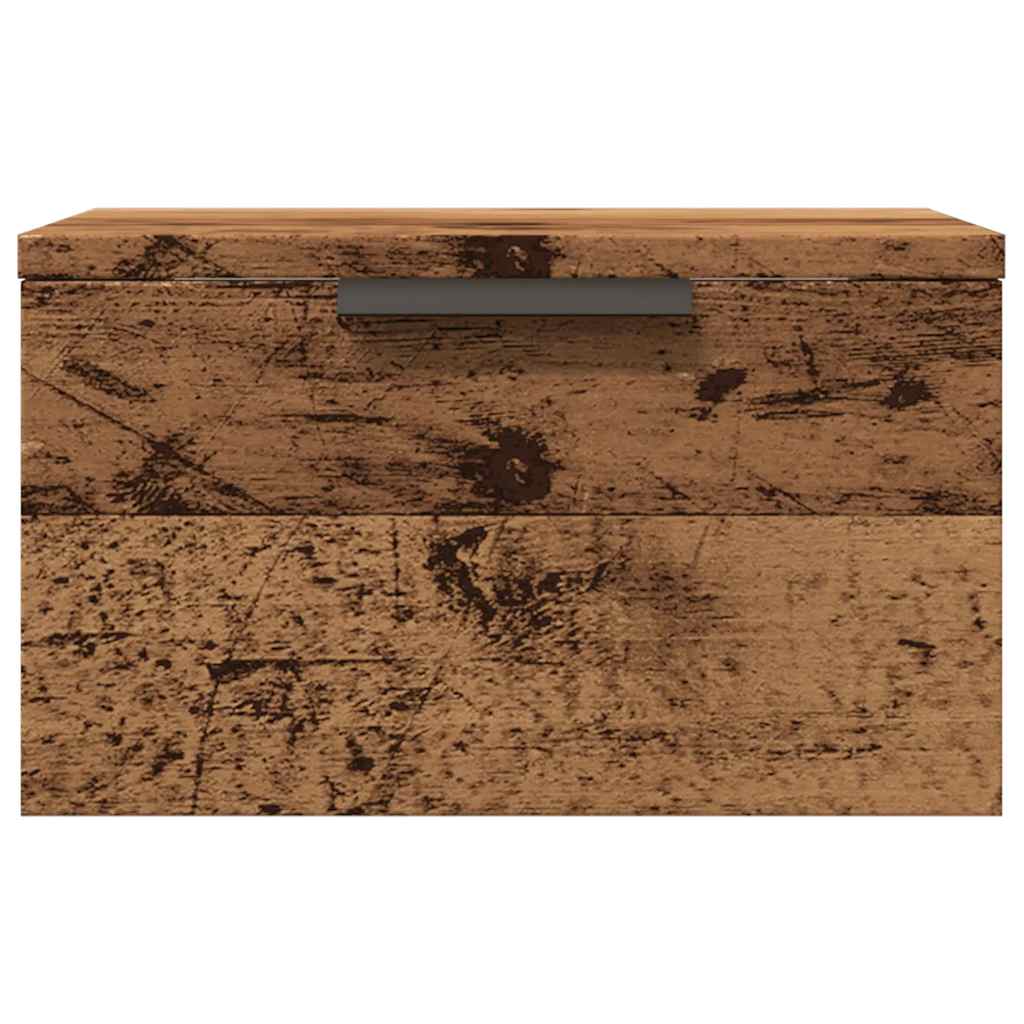 Tables de chevet murales 2 pcs vieux bois 34x30x20 cm - XIOS