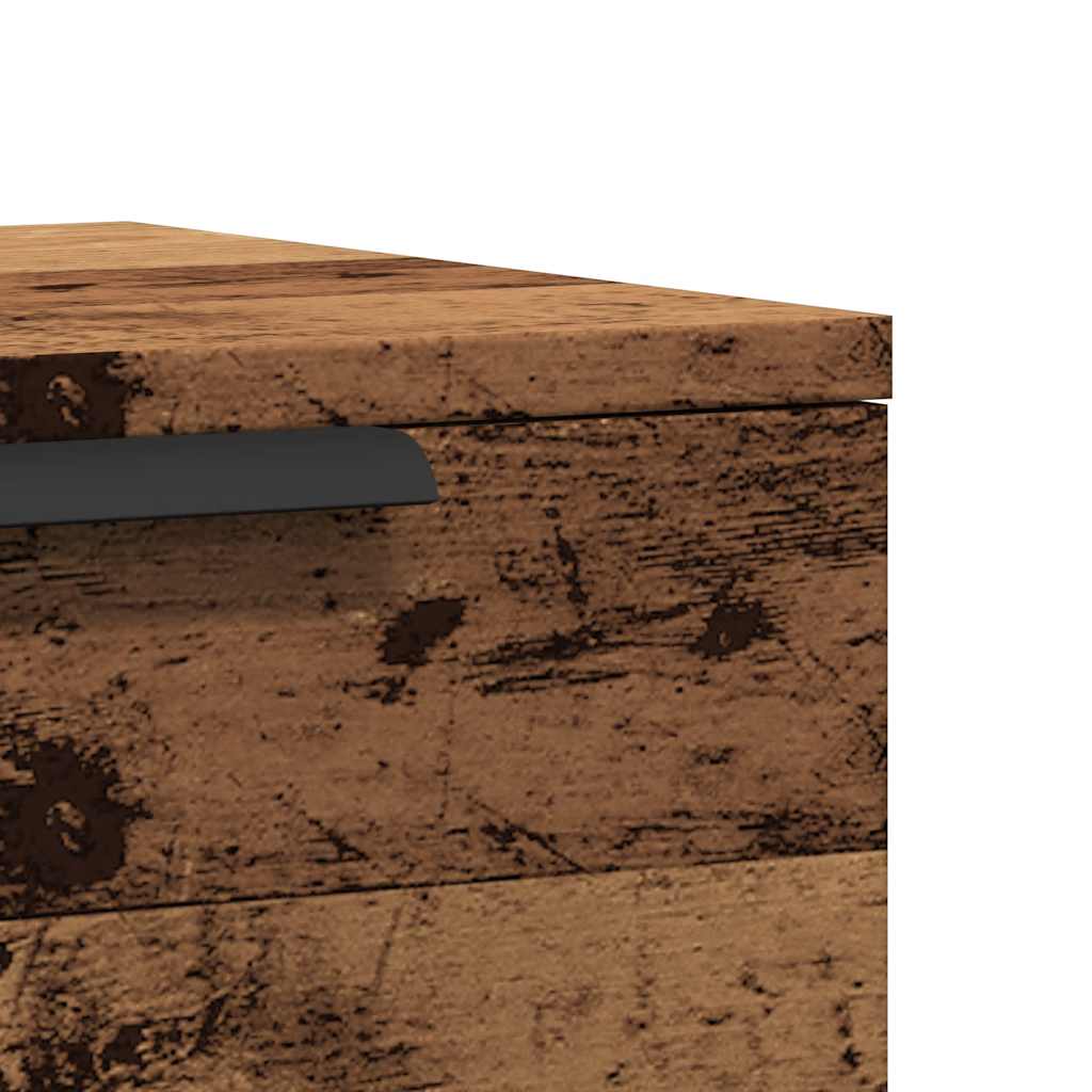 Tables de chevet murales 2 pcs vieux bois 34x30x20 cm - XIOS