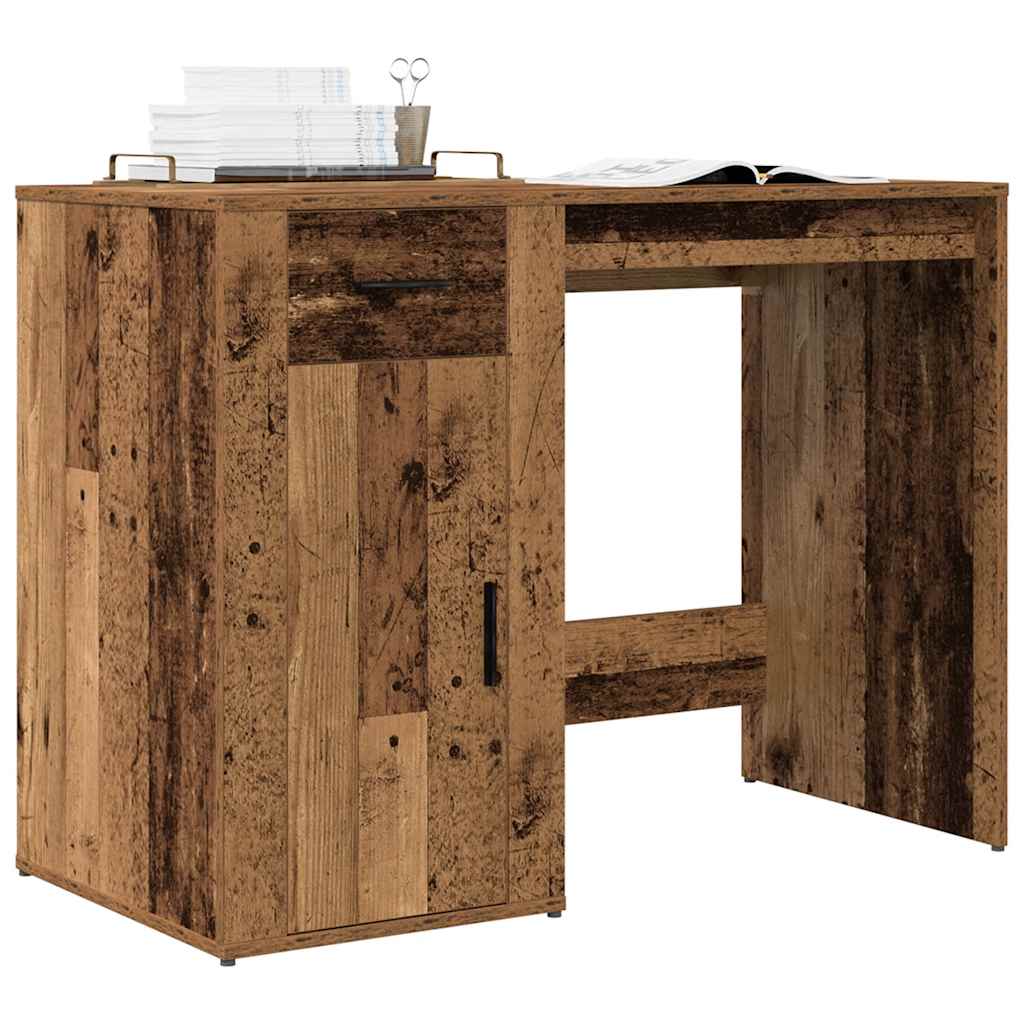 Bureau vieux bois 100x49x75 cm bois d'ingénierie - XIOS