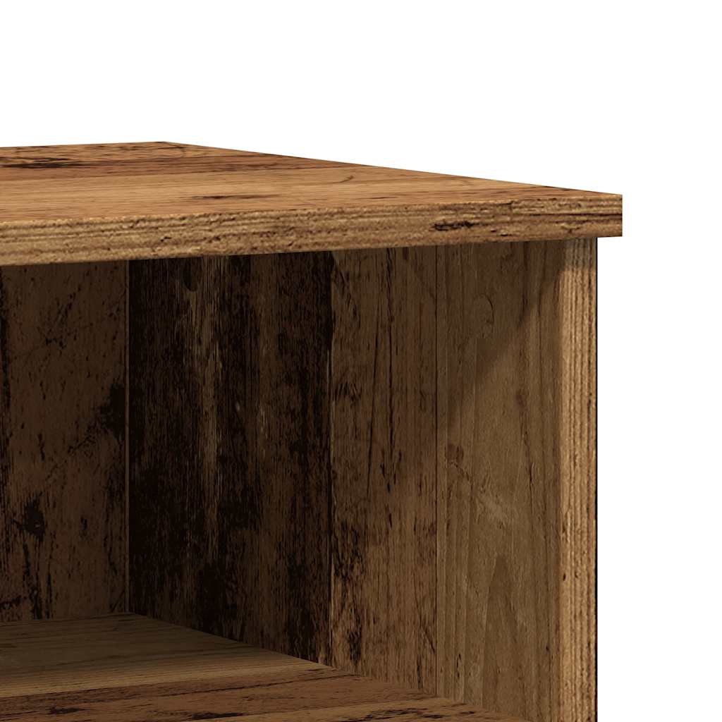 Tables de chevet 2 pcs vieux bois 40x35x50 cm bois d’ingénierie - XIOS