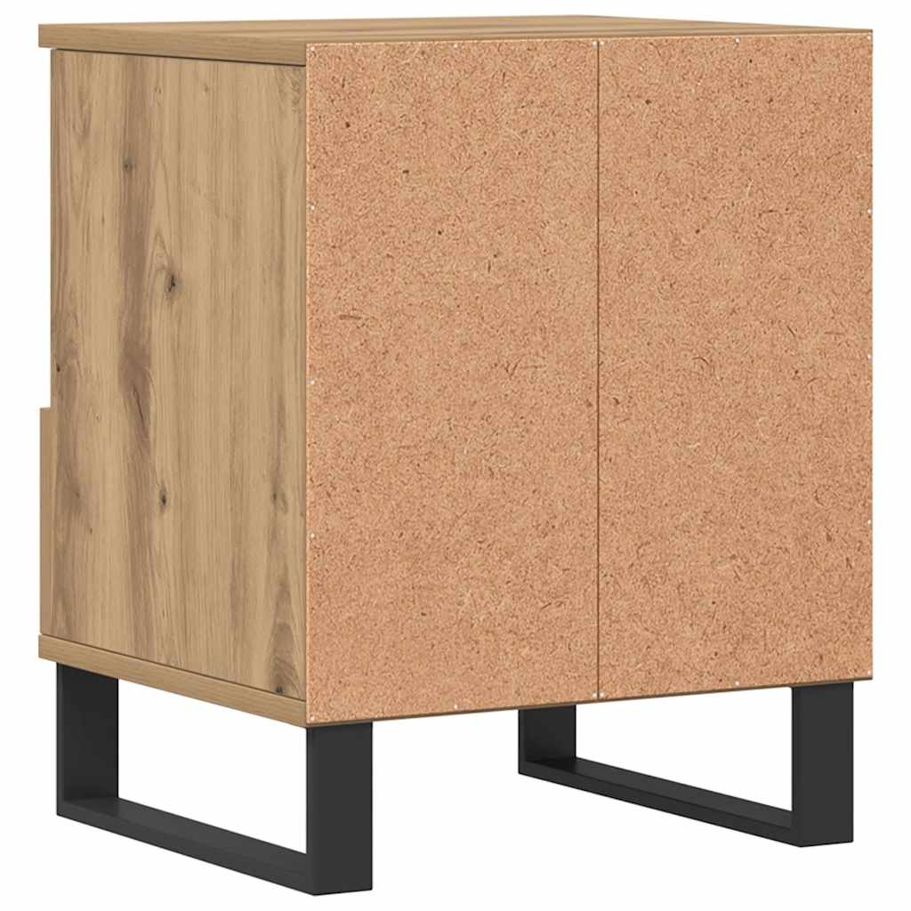 Tables de chevet 2 pcs chêne artisanal 40x35x50 cm - XIOS