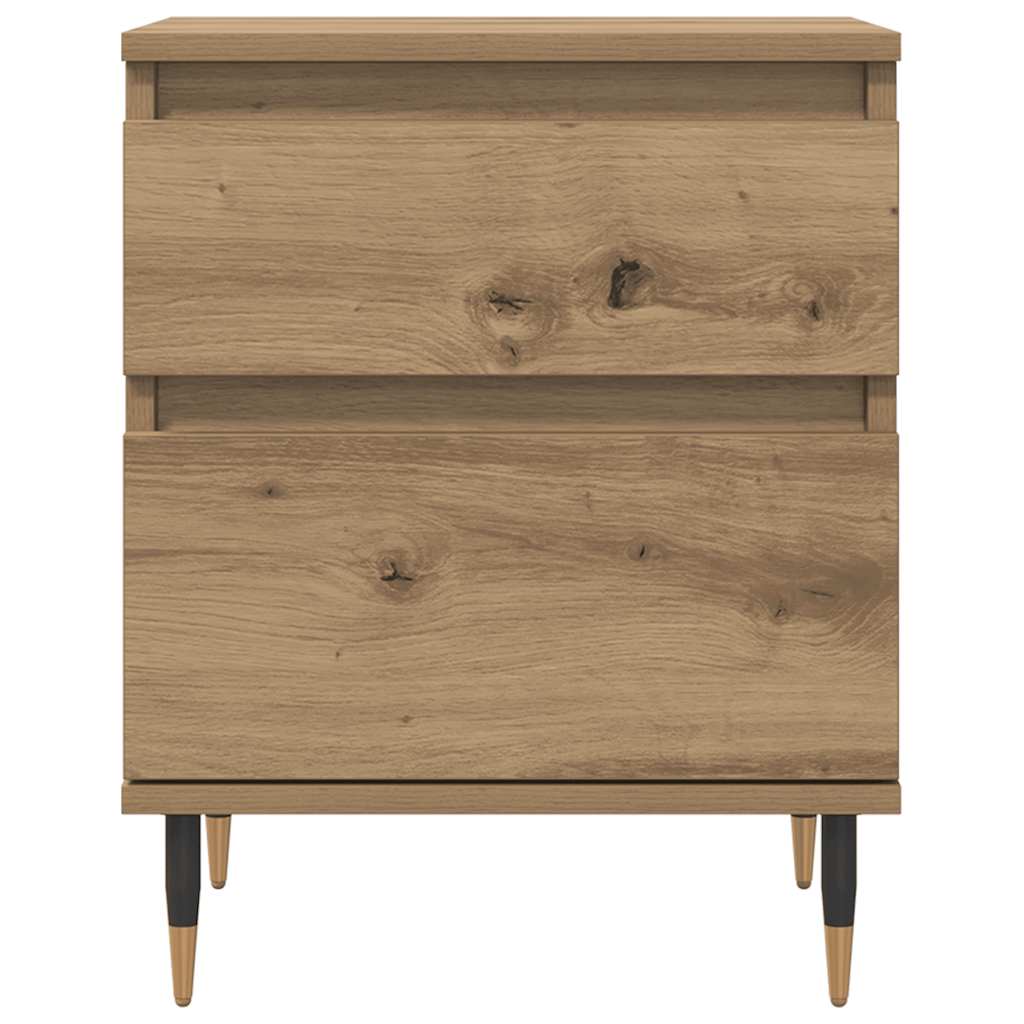 Tables de chevet 2 pcs chêne artisanal 40x35x50 cm - XIOS