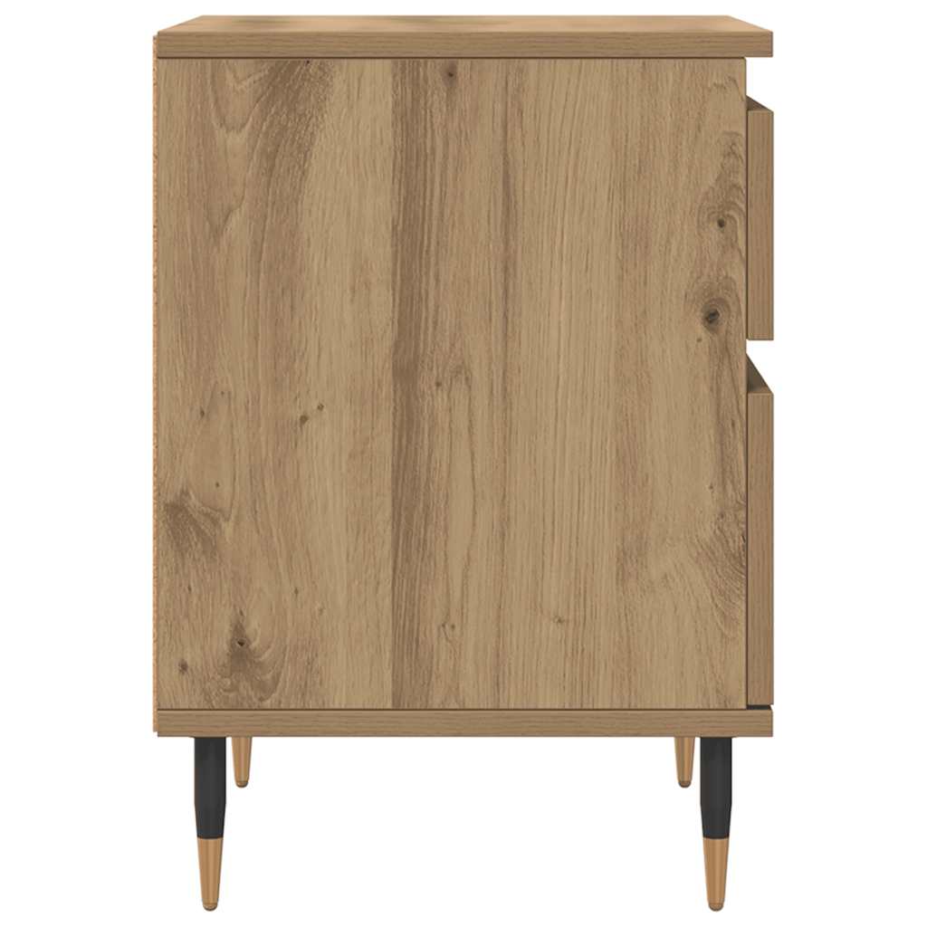 Tables de chevet 2 pcs chêne artisanal 40x35x50 cm - XIOS