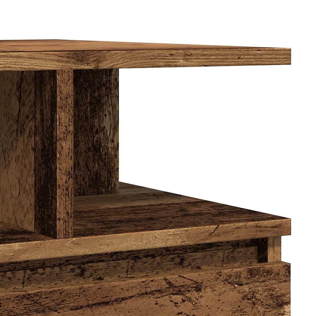 Table basse vieux bois 90x49x45 cm bois d'ingénierie - XIOS