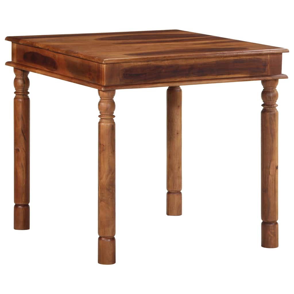 Table à manger 80x80x77 cm bois d'acacia solide - XIOS