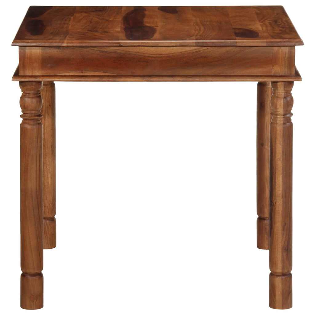 Table à manger 80x80x77 cm bois d'acacia solide - XIOS