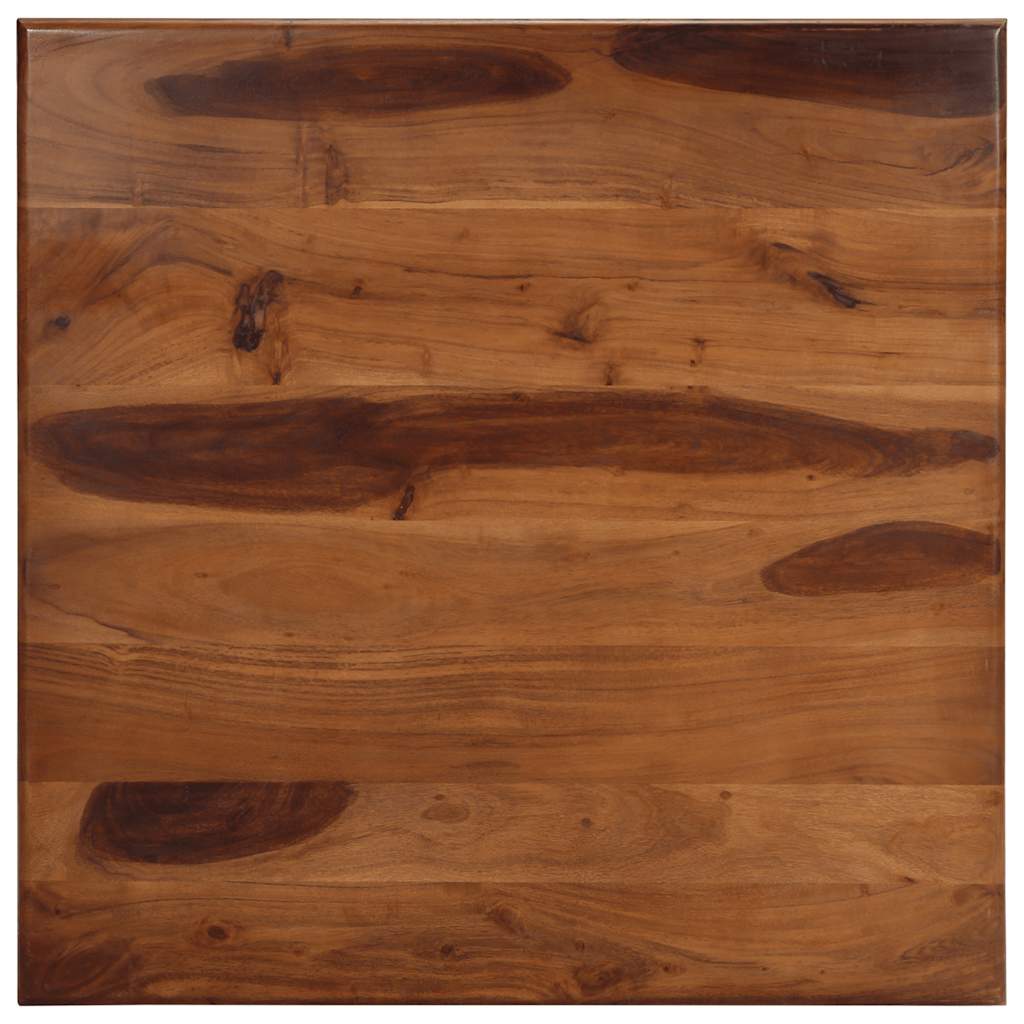 Table à manger 80x80x77 cm bois d'acacia solide - XIOS