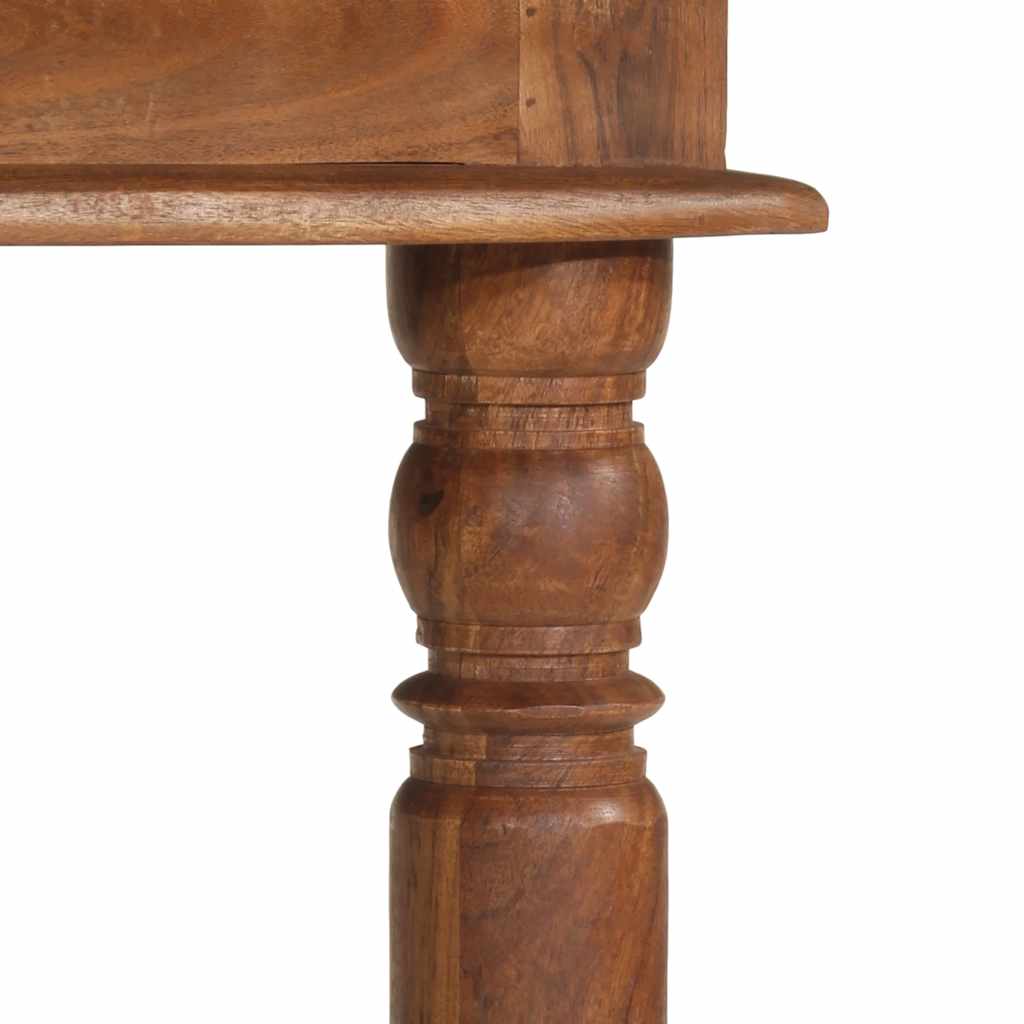 Table à manger 80x80x77 cm bois d'acacia solide - XIOS