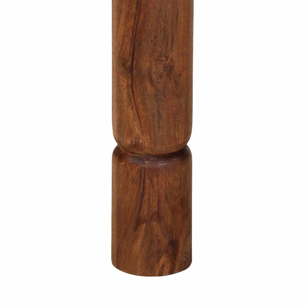 Table à manger 80x80x77 cm bois d'acacia solide - XIOS