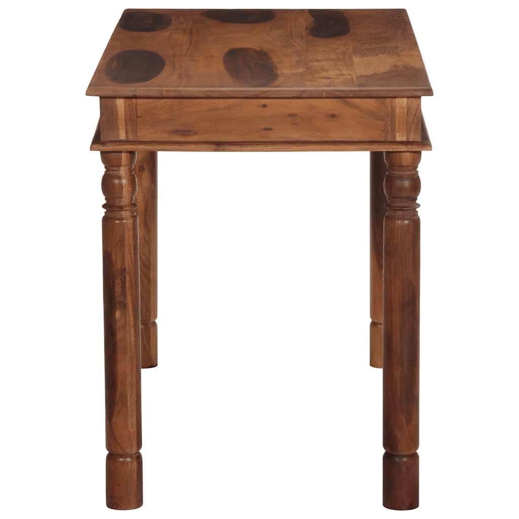 Table à manger 120x60x77 cm bois massif d'acacia - XIOS