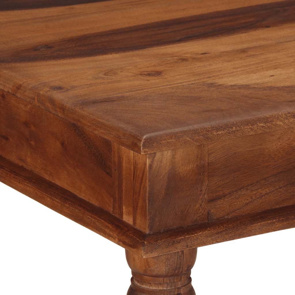 Table à manger 120x60x77 cm bois massif d'acacia - XIOS