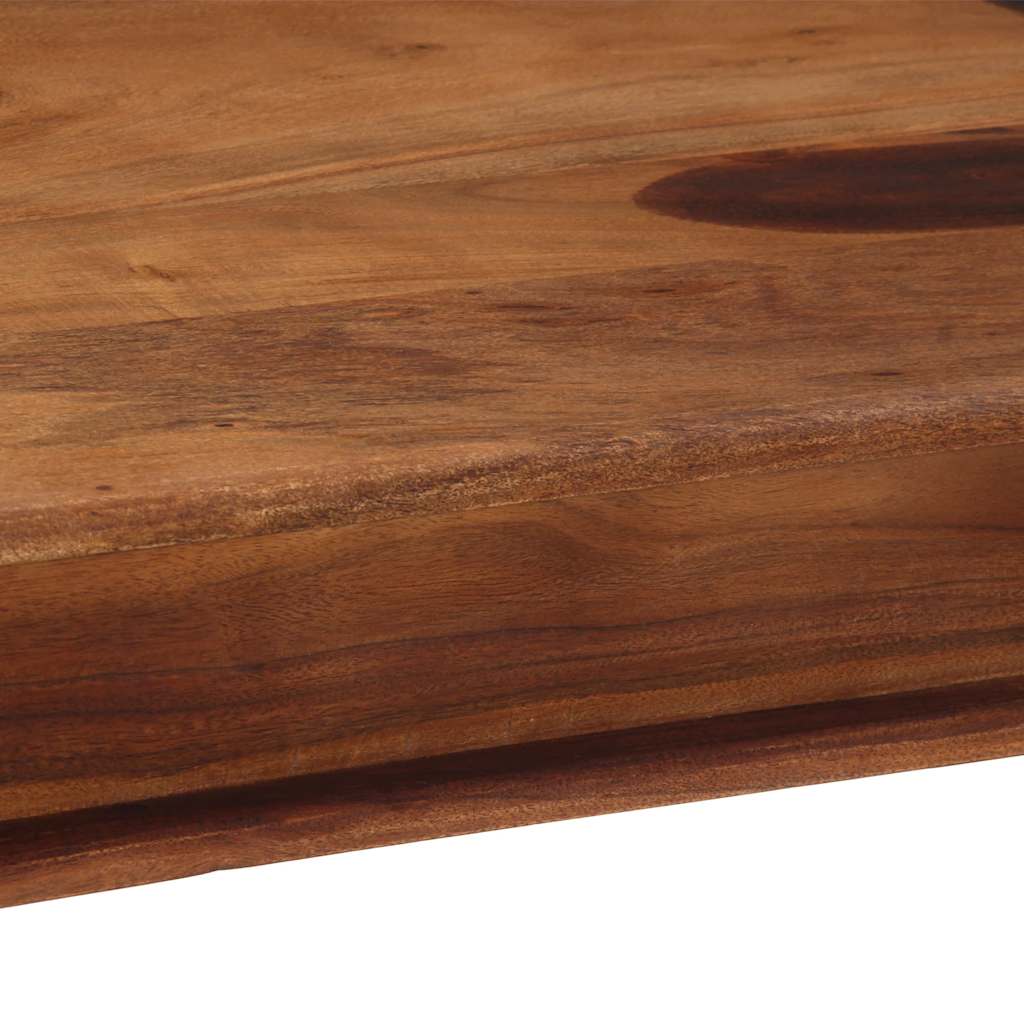 Table à manger 120x60x77 cm bois massif d'acacia - XIOS